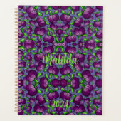 gepersonaliseerde PLUM spiraal planner fruit funky (Voorkant)
