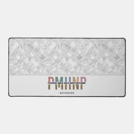 Gepersonaliseerde PMHNP Psychiatrische Geestelijke Bureaumat (Voorkant)