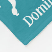 Gepersonaliseerde Poedel Deken Custom Hondenliefhe (Hoek)