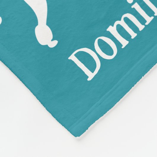 Gepersonaliseerde Poedel Deken Custom Hondenliefhe (Hoek)