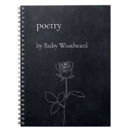 Gepersonaliseerde poëzie notitieboek