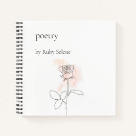 Gepersonaliseerde poëzie notitieboek