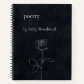 Gepersonaliseerde poëzie notitieboek (Voorkant)