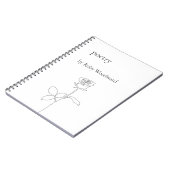 Gepersonaliseerde poëzie notitieboek (Linkerzijde)