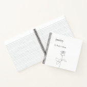 Gepersonaliseerde poëzie notitieboek (Binnen)