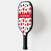 Gepersonaliseerde poka Dots Laten we eerst eens ki Pickleball Paddle (Links)