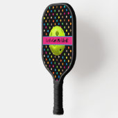 Gepersonaliseerde poka Dots Laten we eerst eens ki Pickleball Paddle (Links)
