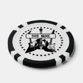 Gepersonaliseerde poker chips voor gitaar speler (Enkel)