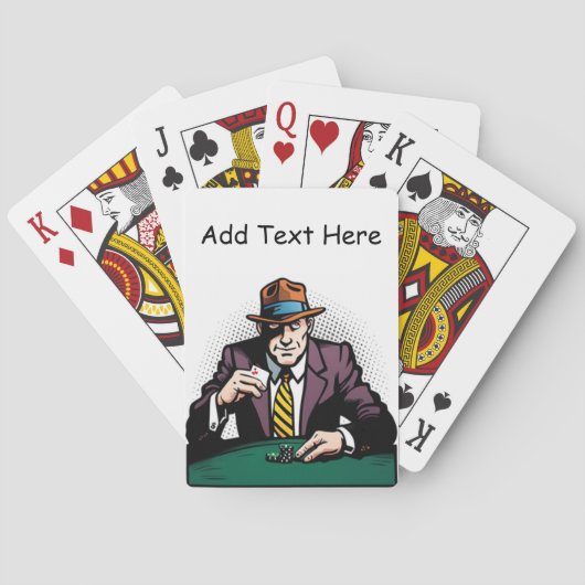 Gepersonaliseerde poker speelkaarten (Achterkant)