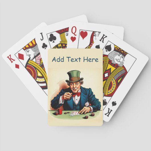 Gepersonaliseerde poker speelkaarten (Achterkant)