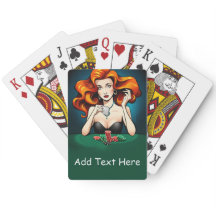 Gepersonaliseerde poker speelkaarten