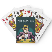 Gepersonaliseerde poker speelkaarten