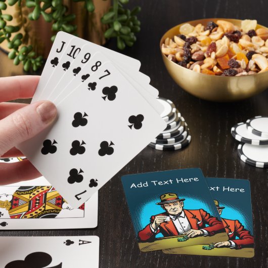 Gepersonaliseerde poker speelkaarten (Insitu)