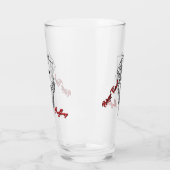 Gepersonaliseerde Poker Tumbler Skeleton Hand (Links)