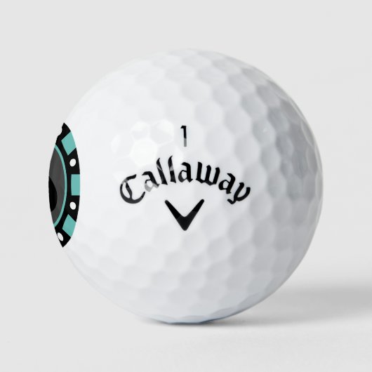 Gepersonaliseerde pokerchip Callaway golfbal cadea Golfballen (Logo)