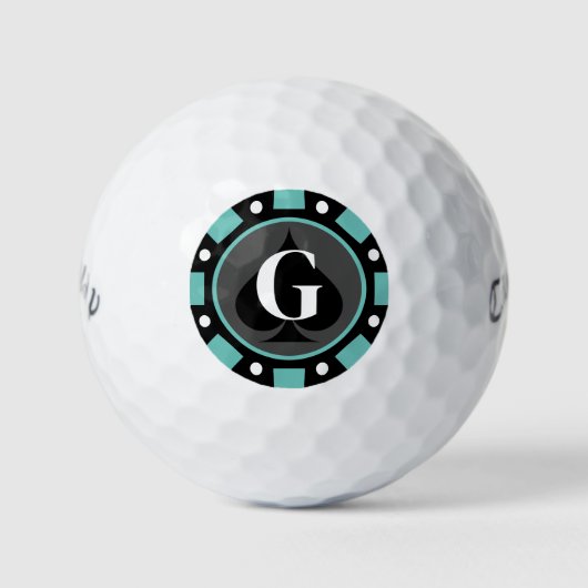 Gepersonaliseerde pokerchip Callaway golfbal cadea Golfballen (Voorkant)