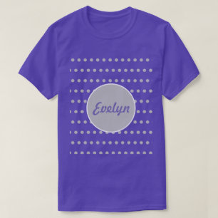 Gepersonaliseerde polaire wond T-shirt (lavender &