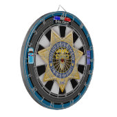 Gepersonaliseerde politie-editie City Side Dartbord (Voorkant Links)