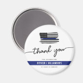 Gepersonaliseerde Politie Pensioen Viering Magneet (Voorkant / Achterkant)