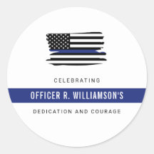 Gepersonaliseerde Politie Pensioen Viering