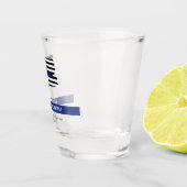 Gepersonaliseerde Politie Pensioen Viering Shot Glas (Rechts)