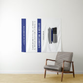 Gepersonaliseerde Politie Pensioen Viering Wandkleed (In Situ (horizontaal))