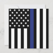 Gepersonaliseerde politieagent Dank u kaart (Achterkant)