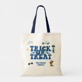 Gepersonaliseerde politieagent Kinder Trick or tre Tote Bag (Achterkant)