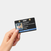 Gepersonaliseerde politieagent Rechtshandhaving ID Badge (Handheld)
