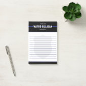 Gepersonaliseerde politieagent voor wetshandhaving post-it® notes (Kantoor)