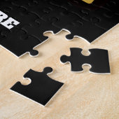 Gepersonaliseerde politiedienst legpuzzel (Zijkant)