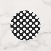 Gepersonaliseerde Polka Dot en Stripes Tafel Confe Confetti (Kleine voorkant)