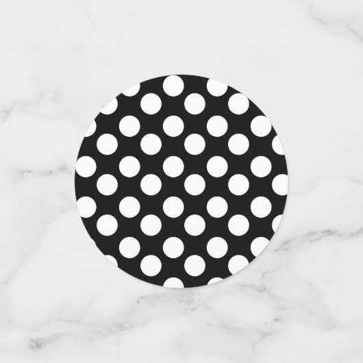 Gepersonaliseerde Polka Dot en Stripes Tafel Confe Confetti (Kleine voorkant)