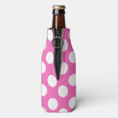 Gepersonaliseerde polka dot fles koeler (Fles Achterkant)