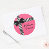 Gepersonaliseerde polka dot lint Stickers (Envelop)