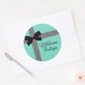 Gepersonaliseerde polka dot lint Stickers (Envelop)