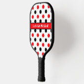 Gepersonaliseerde Polka Dots Laten we Pickleba hal Pickleball Paddle (Links)