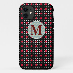 gepersonaliseerde polka-punten iPhone 11 hoesje