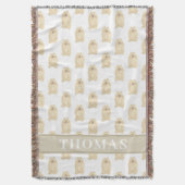 Gepersonaliseerde Pomeranian  Deken (Voorkant Verticaal)