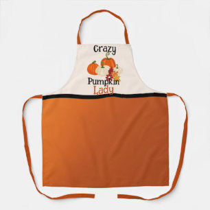Gepersonaliseerde Pompoen Lady Thanksgiving Vakant Schort