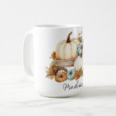 Gepersonaliseerde pompoen Mok (Voorkant links)