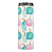 Gepersonaliseerde Pompoen Patroon Thermische Tumbl Thermosbeker (Achterkant)