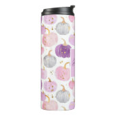 Gepersonaliseerde Pompoen Patroon Thermische Tumbl Thermosbeker (Gedraaid links)