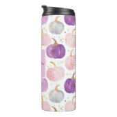 Gepersonaliseerde Pompoen Patroon Thermische Tumbl Thermosbeker (Geroteerd rechts)