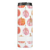 Gepersonaliseerde Pompoen Patroon Thermische Tumbl Thermosbeker (Achterkant)