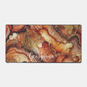 Gepersonaliseerde Pompoen Spice Autumnal Alcohol I Bureaumat (Voorkant)