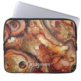 Gepersonaliseerde Pompoen Spice Autumnal Alcohol I Laptop Sleeve