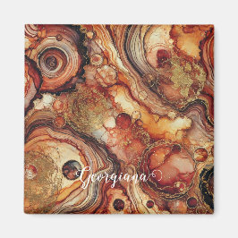 Gepersonaliseerde Pompoen Spice Autumnal Alcohol I Magneet