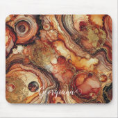 Gepersonaliseerde Pompoen Spice Autumnal Alcohol I Muismat (Voorkant)