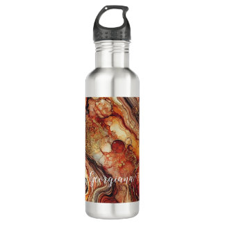 Gepersonaliseerde Pompoen Spice Autumnal Alcohol I Waterfles